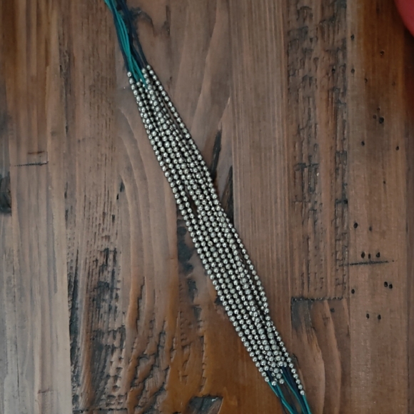 Sterling Silver Navajo Pearl Necklace Artisian Made - Picture 9 of 10